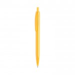 Bolígrafo en color con acabado brillante color amarillo vista principal