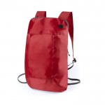 Mochila plegable personalizada color rojo