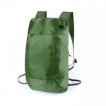 Mochila plegable personalizada color verde