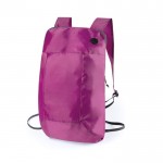 Mochila plegable personalizada color fucsia