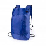 Mochila plegable personalizada color azul