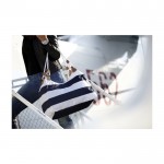 Bolsa de playa de poliéster marinera con bolsillo interior segunda vista