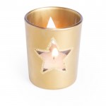 Vela de Navidad diseño estrella personalizada