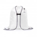 Mochila de cuerdas ajustable color blanco