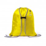 Mochila de cuerdas ajustable color amarillo primera vista