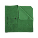 Manta con bolsillo para propaganda 180 gr/m2 color verde