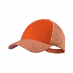 Gorras de alta calidad de poliéster color naranja
