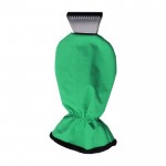 Guante raspador de hielo personalizado color verde primera vista