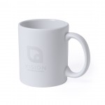 Taza de cerámica de alta calidad color blanco