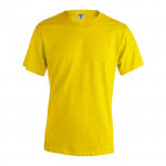 Camisetas publicidad algodón 130 g/m2 color amarillo