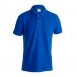 Polos con logotipo color azul