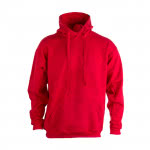 Sudaderas personalizadas algodón y poliéster color rojo