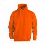 Sudaderas personalizadas algodón y poliéster color naranja