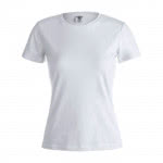 Camisetas personalizables para mujer algodón color blanco