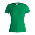 Camisetas de propaganda para mujer color verde