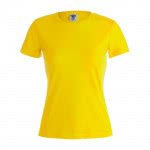 Camiseta personalizada mujer color amarillo