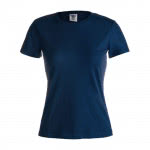 Camiseta impresa mujer color azul marino