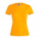 Camisetas mujer algodón color dorado