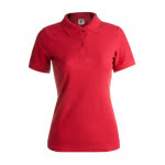 Polo mujer para empresas color rojo