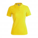 Polo mujer personalizado color amarillo