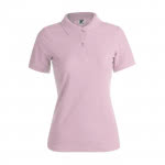 Polo mujer personalizable color rosa