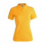 Polos mujer propaganda color amarillo oscuro