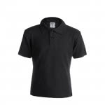 Polo para niños promocional algodón 180 g/m2 color negro