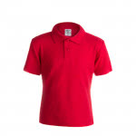 Polo para niños promocional algodón 180 g/m2 color rojo