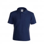 Polo para niños promocional algodón 180 g/m2 color azul marino