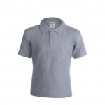 Polo para niños promocional algodón 180 g/m2 color gris