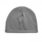 Gorro deportivo para invierno de poliéster y fleece 280 g/m2 color gris primera vista