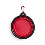 Bowl plegable para mascotas para sólidos y líquidos de 450ml color rojo primera vista