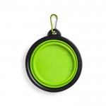 Bowl plegable para mascotas para sólidos y líquidos de 450ml color verde claro primera vista