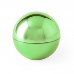 Bálsamo labial en forma de esfera en colores brillantes SPF15 color verde primera vista