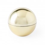 Bálsamo labial en forma de esfera en colores brillantes SPF15 color dorado primera vista