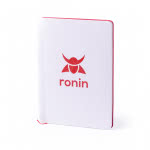 Libretas A5 personalizadas en polipiel color rojo