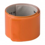Pulsera reflectante de plástico neón con suave forro interior color naranja primera vista