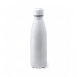botella acero personalizable blanco