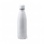 botella acero personalizable blanco