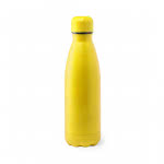 botellas metálicas promocionales amarillo