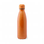 botella de metal corporativa naranja