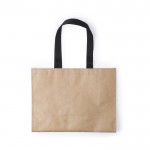 Bolsa de non-woven y papel 140 g/m2 color beige segunda vista