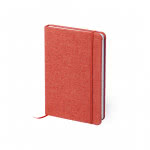 Libreta de bolsillo B6 corporativa color rojo