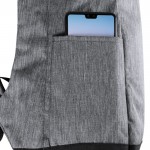 Mochilas resistentes a cortes y roces color gris quinta vista