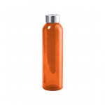 botellas de agua de cristal personalizadas naranja