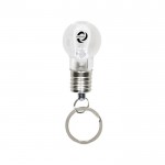 Llavero linterna en forma de bombilla de luz con luz blanca cuarta vista