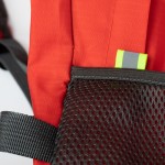Mochila resistente plegable color rojo segunda vista