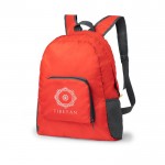 Mochila resistente plegable color rojo