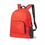 Mochila resistente plegable color rojo