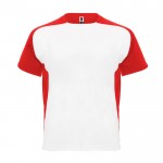 Camiseta técnica de poliéster con manga ranglán 140 g/m2 Roly Direct Bugatti color marrón grisáceo segunda vista